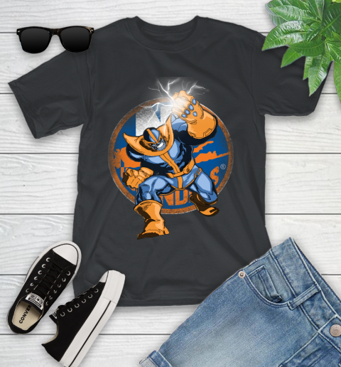 New York Islanders NHL Hockey Thanos Avengers Infinity War Marvel Youth T-Shirt