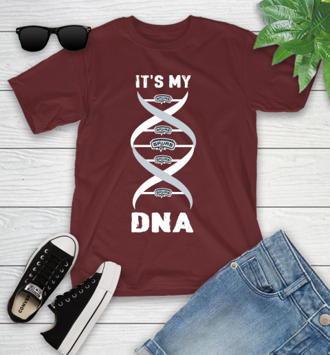 San Antonio Spurs NBA Basketball It's My DNA Sports Youth T-Shirt 14