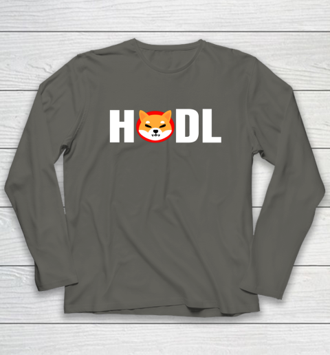Shiba Inu Token Crypto Shib Army Hodler Coin Cryptocurrency Long Sleeve T-Shirt 5