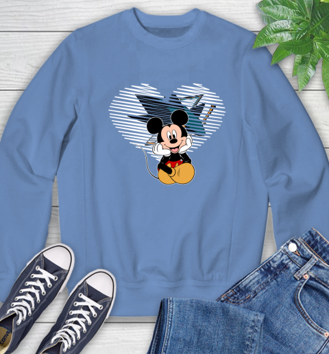 NHL San Jose Sharks The Heart Mickey Mouse Disney Hockey Sweatshirt 11