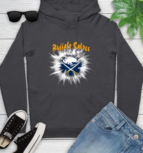 Buffalo Sabres NHL Hockey Adoring Fan Rip Sports Youth Hoodie 8