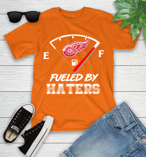 Detroit Red Wings NHL Hockey Fueled By Haters Sports Youth T-Shirt 9