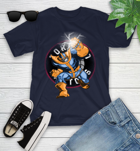 Toronto Raptors NBA Basketball Thanos Avengers Infinity War Marvel Youth T-Shirt 2