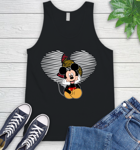 NHL Ottawa Senators The Heart Mickey Mouse Disney Hockey Tank Top