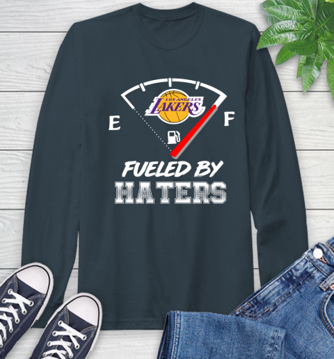 Los Angeles Lakers NBA Basketball Fueled By Haters Sports Long Sleeve T-Shirt 9