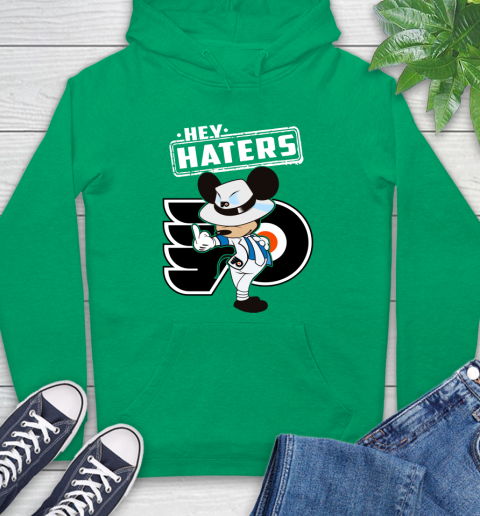 NHL Hey Haters Mickey Hockey Sports Philadelphia Flyers Hoodie 8