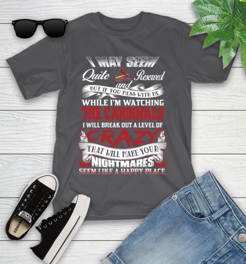 St.Louis Cardinals MLB Baseball Don't Mess With Me While I'm Watching My Team Youth T-Shirt 6