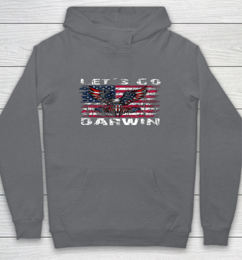 Let's go Darwin America Flag Eagle Hoodie 11