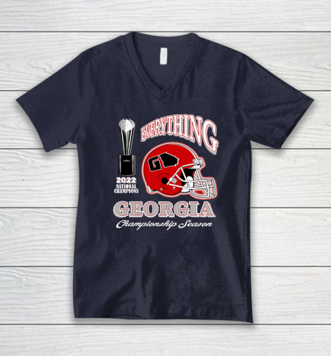 Georgia National Championship V-Neck T-Shirt 2