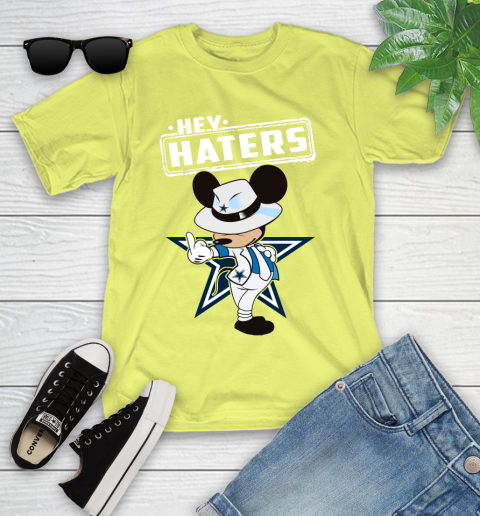 NFL Hey Haters Mickey Football Sports Dallas Cowboys Youth T-Shirt 10