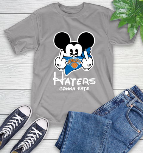 NBA New York Knicks Haters Gonna Hate Mickey Mouse Disney Basketball T Shirt T-Shirt 6