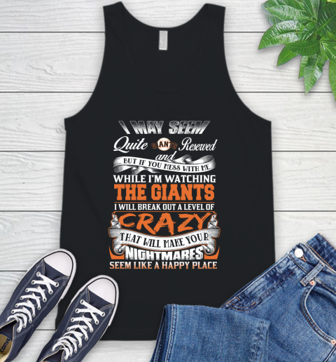 San Francisco Giants MLB Baseball Don't Mess With Me While I'm Watching My Team Tank Top