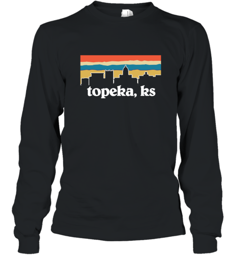 Retro Topeka Kansas shirt Long Sleeve