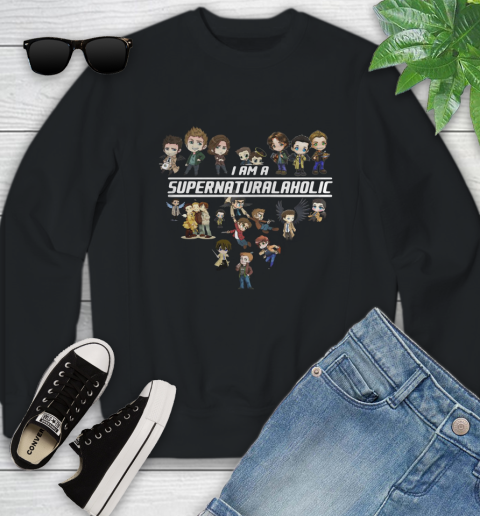 Iam_a_SupernaturalAHolic_Supernatural_A_Holic_Shirt Youth Sweatshirt