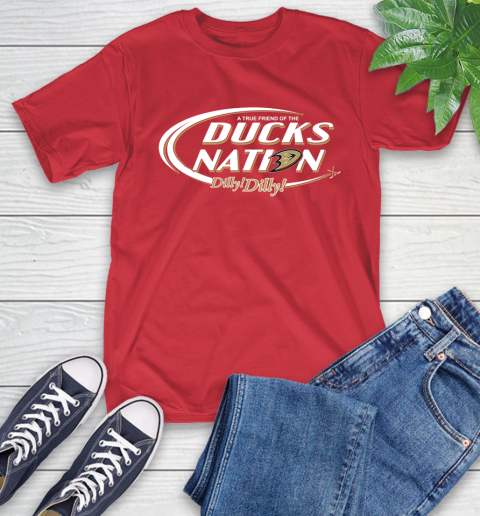 NHL A True Friend Of The Anaheim Ducks Dilly Dilly Hockey Sports T-Shirt - Image 12