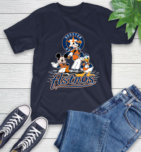 MLB Houston Astros Mickey Mouse Donald Duck Goofy Baseball T Shirt T-Shirt 3