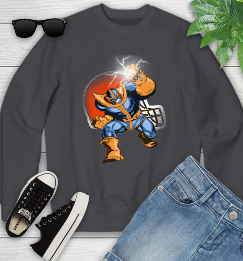Cleveland Browns NFL Football Thanos Avengers Infinity War Marvel Youth Sweatshirt 5