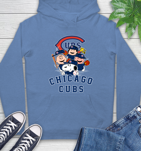 MLB Chicago Cubs Snoopy Charlie Brown Woodstock The Peanuts Movie Baseball T Shirt Hoodie 11