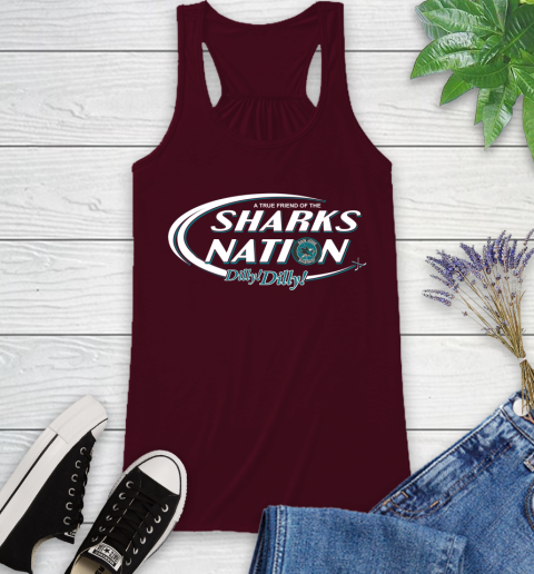 NHL A True Friend Of The San Jose Sharks Dilly Dilly Hockey Sports Racerback Tank 2