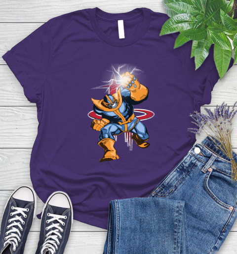 Houston Rockets NBA Basketball Thanos Avengers Infinity War Marvel Women's T-Shirt 4
