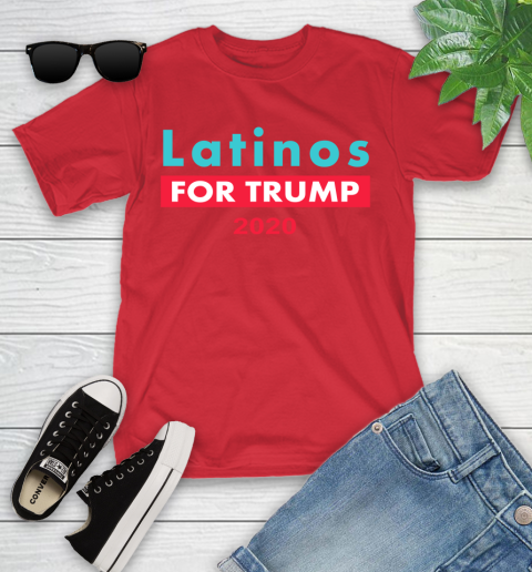Latinos Trump 2020 Youth T-Shirt 10
