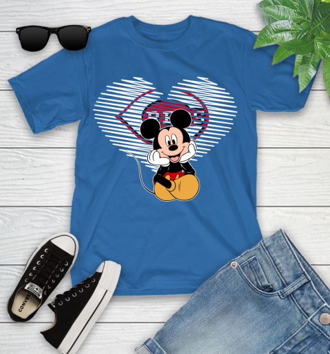 MLB Cincinnati Reds The Heart Mickey Mouse Disney Baseball T Shirt_000 Youth T-Shirt 12