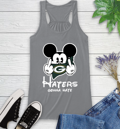 NFL Green Bay Packers Haters Gonna Hate Mickey Mouse Disney Football T Shirt_000 Racerback Tank 4