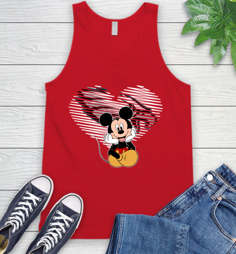 NFL Philadelphia Eagles The Heart Mickey Mouse Disney Football T Shirt_000 Tank Top 5