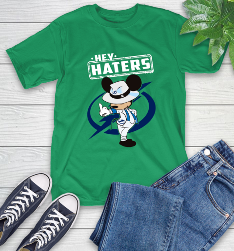 NHL Hey Haters Mickey Hockey Sports Tampa Bay Lightning T-Shirt 7
