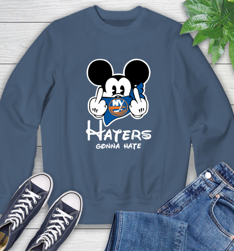NHL New York Islanders Haters Gonna Hate Mickey Mouse Disney Hockey T Shirt Sweatshirt 8