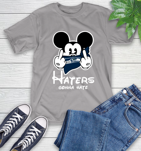 NFL Seattle Seahawks Haters Gonna Hate Mickey Mouse Disney Football T Shirt T-Shirt 6