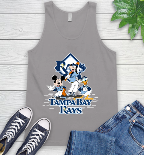 MLB Tampa Bay Rays Mickey Mouse Donald Duck Goofy Baseball T Shirt Tank Top 3