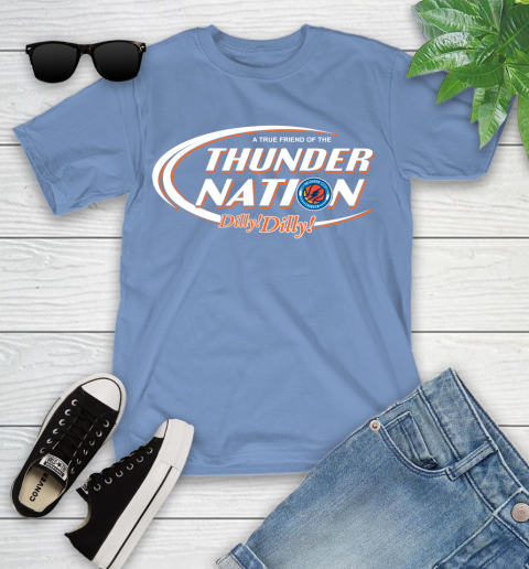 NBA A True Friend Of The Oklahoma City Thunder Dilly Dilly Basketball Sports Youth T-Shirt 15