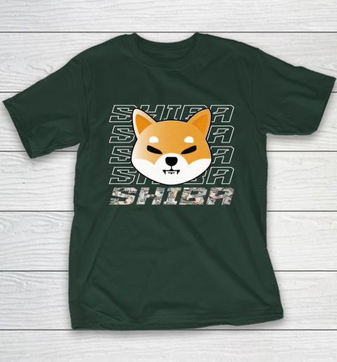 Shiba Coin Cryptocurrency SHIB Token Hoder Youth T-Shirt 11