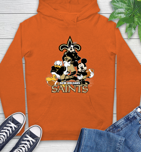 NFL New Orleans Saints Mickey Mouse Donald Duck Goofy Football Shirt Hoodie 4