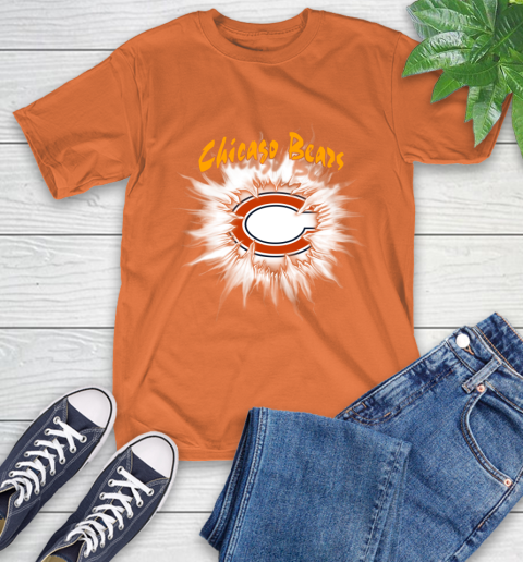 Chicago Bears NFL Football Adoring Fan Rip Sports T-Shirt 4
