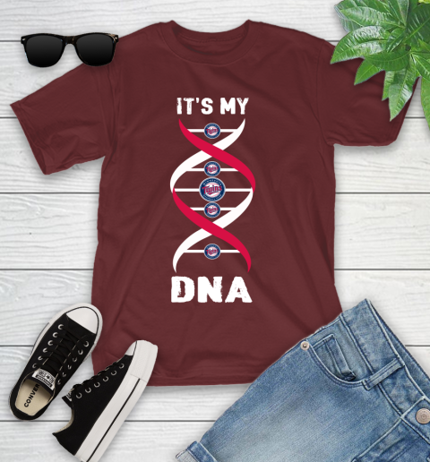 Minnesota Twins MLB Baseball It's My DNA Sports Youth T-Shirt 14