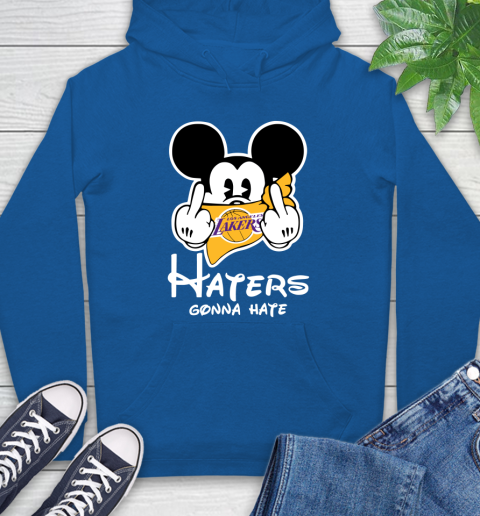 NBA Los Angeles Lakers Haters Gonna Hate Mickey Mouse Disney Basketball T Shirt Hoodie 9