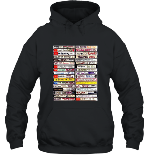 Punk Mix Tapes on a T Shirt Awesome Punk Fans Gift Shirts Hooded