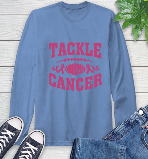San Francisco 49ers Tackle Breast Cancer Long Sleeve T-Shirt 11