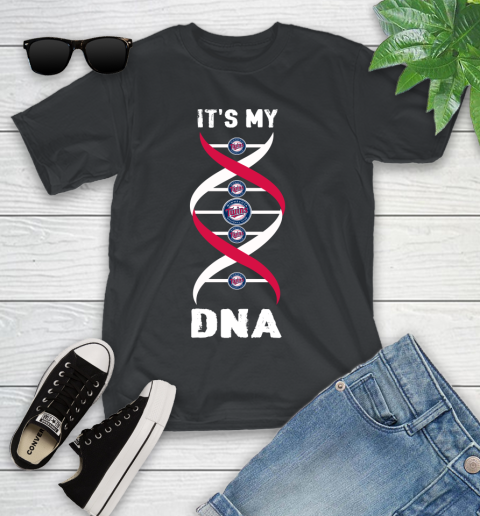 Minnesota Twins MLB Baseball It's My DNA Sports Youth T-Shirt