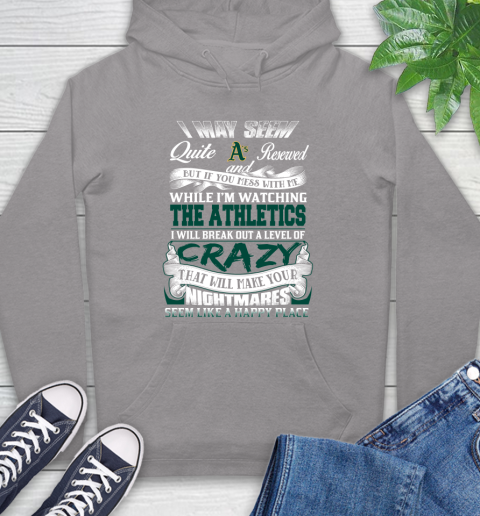 Oakland Athletics MLB Baseball Don't Mess With Me While I'm Watching My Team Hoodie 6
