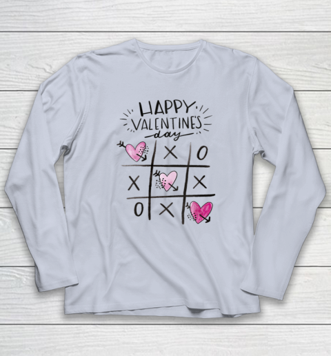 Love Happy Valentine Day Heart Lovers Couples Gifts Pajamas Long Sleeve T-Shirt 4