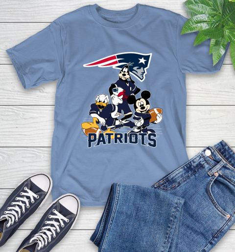 NFL New England Patriots Mickey Mouse Donald Duck Goofy Football Shirt T-Shirt 12