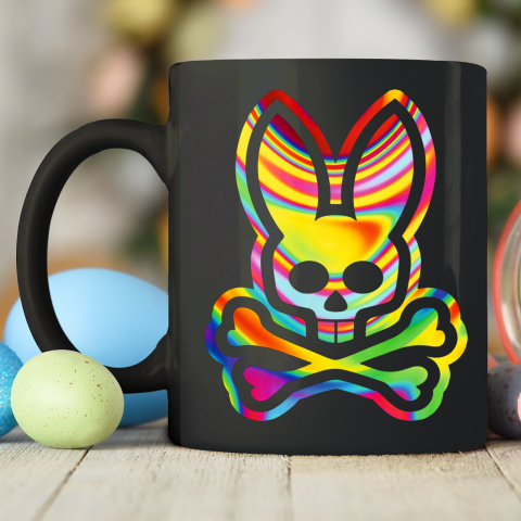 Psychedelic Bunny Psycho Bunny Ceramic Mug 11oz 2