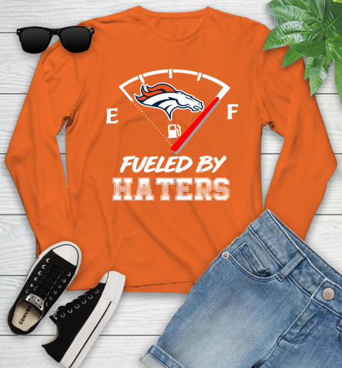 Denver Broncos NFL Football Fueled By Haters Sports Youth Long Sleeve 3