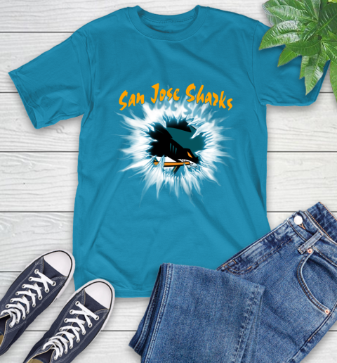 San Jose Sharks NHL Hockey Adoring Fan Rip Sports T-Shirt 9