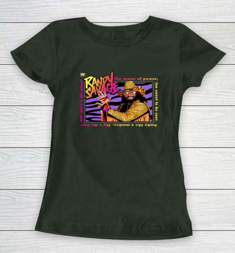 Macho Man WWE Vintage Framed Women's T-Shirt 3