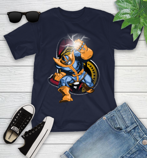 Ottawa Senators NHL Hockey Thanos Avengers Infinity War Marvel Youth T-Shirt 2