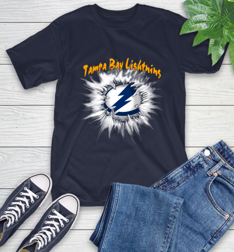 Tampa Bay Lightning NHL Hockey Adoring Fan Rip Sports T-Shirt 3